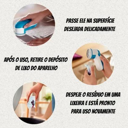 Imagem de Máquina Removedora De Pelo Papa Bolinhas Elétrico Portátil