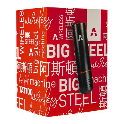 Imagem de Máquina Rotativa Nova Pen Big Steel Preta Wireless - Aston Machine