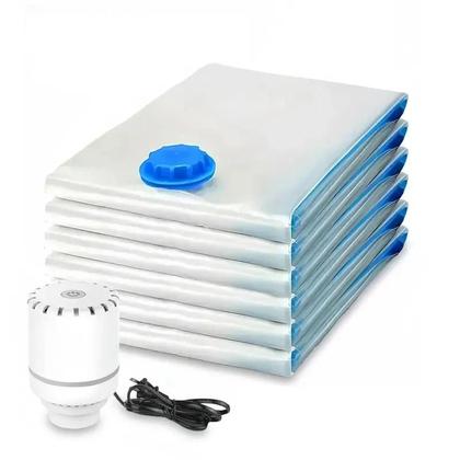Imagem de Máquina Seladora a Vácuo Compacta Para Organizadores De Roupas 7 9 13 19 25pc Mini Bomba De