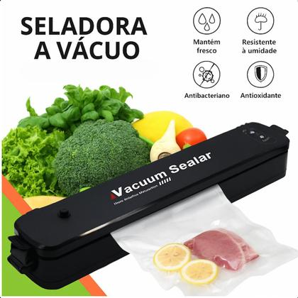 Imagem de Máquina Seladora Profissional Portátil para Embalar Alimentos Bivolt