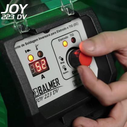 Imagem de Máquina Solda Inver Tig Joy 223 Balmer + Mascara Luva Bivolt