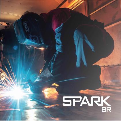 Imagem de Máquina Solda Inversora 120MMA Bivolt Painel Digital SparkBR Máscara Acessórios Portátil Alça Transporte Profissional 2,0 2,5 3,2 Eletrodos AMGW01