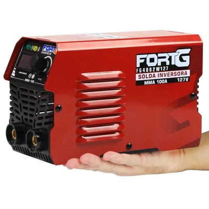 Imagem de Máquina Solda Inversora 127/110V 100A Display Digital Classe de Proteção F IP21S 60Hz  FortG
