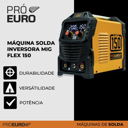 Imagem de Máquina Solda Mig 150a Sem Gás 3 Em 1 Tig Lift Eletrodo Bivolt