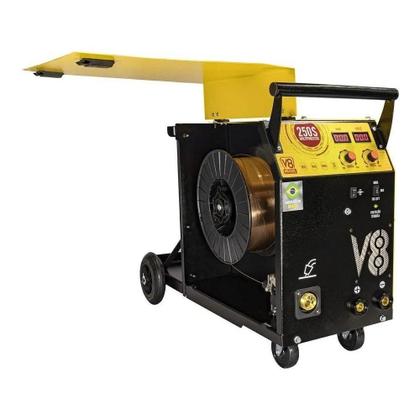 Imagem de Máquina Solda Multiprocessos V8 Brasil 220V 11,2kVA Faixa Corrente 20250A Grau Proteção IP21S