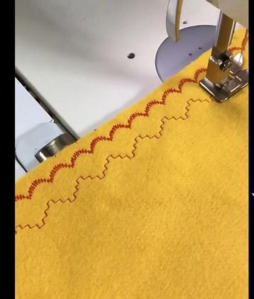 Imagem de Maquina Ziguezague Semi-industrial com 200 Padrões de Pontos