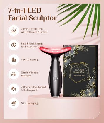 Imagem de Máquinas galvânicas Dopsikn 7 cores com terapia de luz vermelha