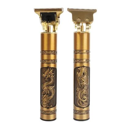 Imagem de Maquininha Barbeador Dourado Acabamento Profissional Dragão