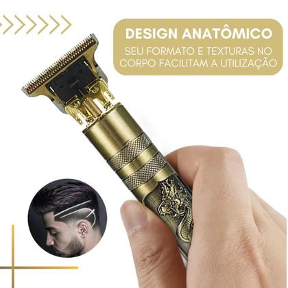 Imagem de Maquininha de Corte e Acabamento S/fio Dourado Profissional