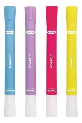 Imagem de Marca texto apagavel c/4 unds cores leo e leo 94143