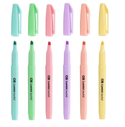 Imagem de Marca Texto Cis Lumini Pastel - Kit Com 6 Cores - Oferta