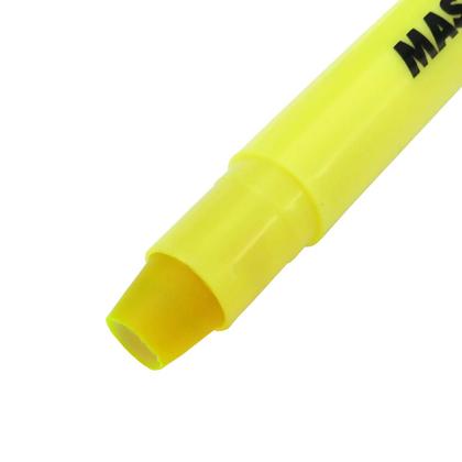 Marca Texto em Gel Amarelo Neon Ponta Retrátil MP 613 Masterprint Caixa com 6 Canetas Imagem de Marca Texto em Gel Amarelo Neon Ponta Retrátil MP 613 Masterprint Caixa com 6 Canetas