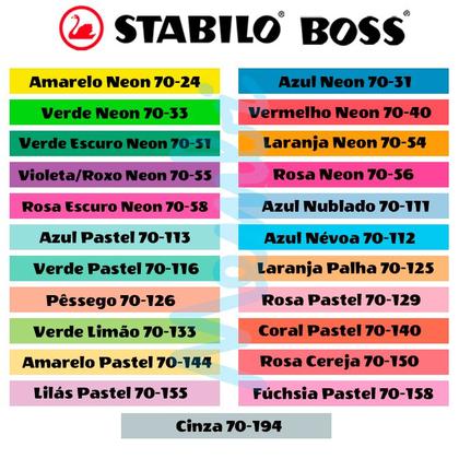 Imagem de Marca Texto Fúchsia Tons Pastel 70-158 Stabilo Boss Original