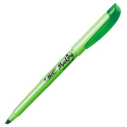 Imagem de Marca Texto Verde Bic Fluorescente Ponta Chanfrada C/1 Un
