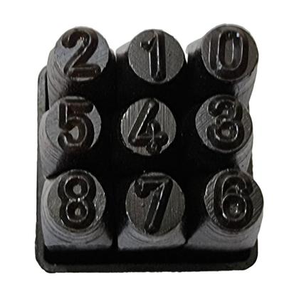 Imagem de Marcador Alfanumérico 2Mm 36 Número Letra Pino Punção Aço