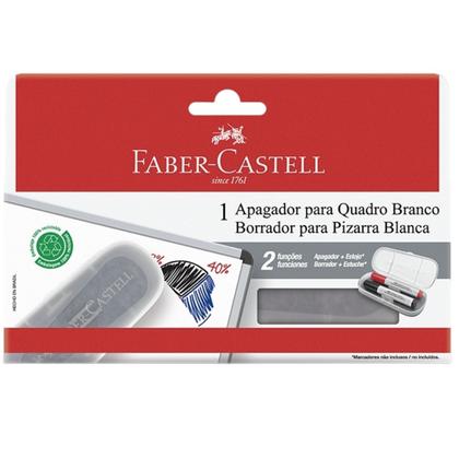Imagem de Marcador Apagador Quadro Branco Faber Castell Caneta 3mm