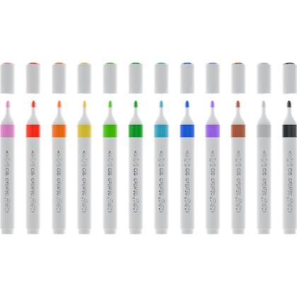 Imagem de Marcador Artístico CIS Criatic Infantil 12 Cores com Estojo