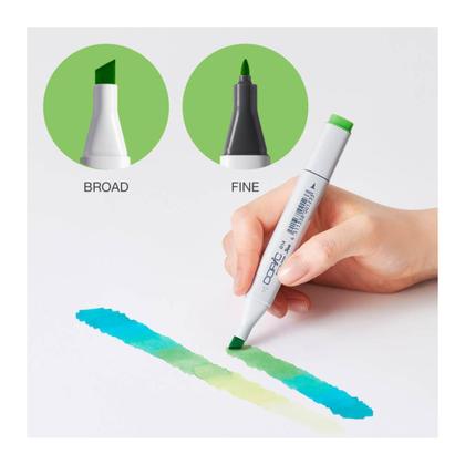 Imagem de Marcador Artistico Copic Estojo C/12 Tons Cinza Dual Brush