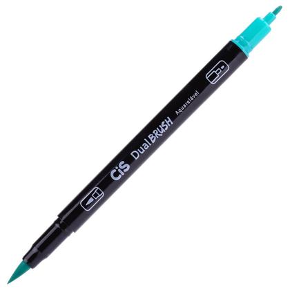 Imagem de Marcador Artístico Dual Brush Pen 2 Pontas:Tons Pastel Aquarelável 6 Cores - CIS