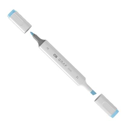 Imagem de Marcador Artístico Graf Duo Duas Pontas CiS - Pastel Blue 67