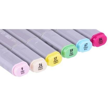 Imagem de Marcador Artístico Graf Duo Tons De Pastel  6 Cores Cis 6320