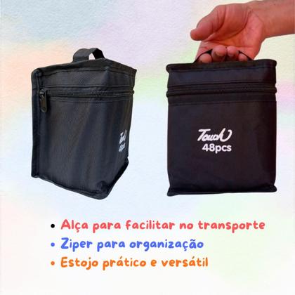 Imagem de Marcador Canetinha Para Colorir Touch 48 Cores Ponta Dupla