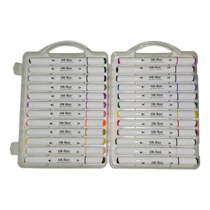 Imagem de Marcador Criativo Cis Flow Ponta Dupla 24 Cores