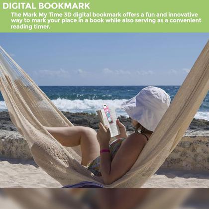 Imagem de Marcador digital Mark-My-Time Reading Timer Kids 3D Horses