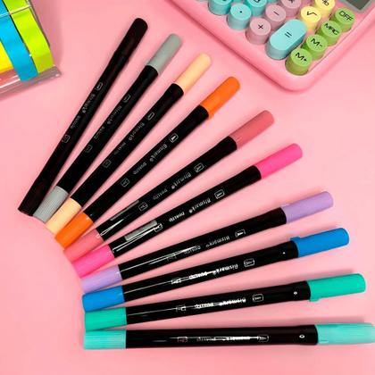 Imagem de Marcador Dualtip Tons Pastel com 10 Unidades - Bismark