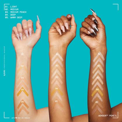 Imagem de Marcador e corretivo em bastão NYX Wonder Pencil Deep