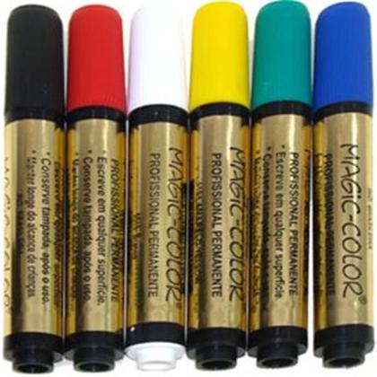 Imagem de Marcador Magic-Color Série Ouro 6 Cores da Moda 404-O