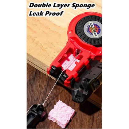 Imagem de Marcador Manual De Tinta Para Carpinteiro Com 50M De Linhas De Giz Para Marcação