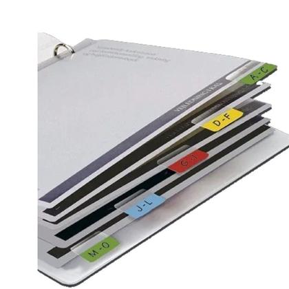 Imagem de Marcador Páginas Maxi Tabs Branco - Caixa Com 10 Blisters