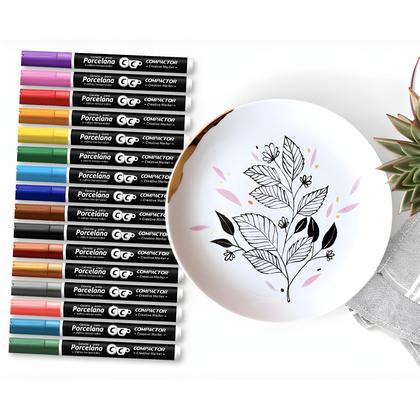 Imagem de Marcador para Porcelana Creative Compactor Verde
