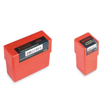 Imagem de Marcador Punção Alfanumérico 36 Pçs 4,0mm Letras E Números