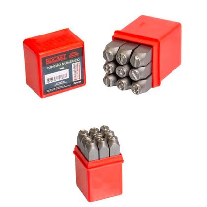 Imagem de Marcador Punção Alfanumérico 36 Pçs 4,0mm Letras E Números