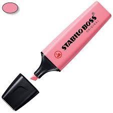 Imagem de Marcador Stabilo Boss Pastel 70/150 Rosa Cerezo Cerejeira - Caneta Marca Texto