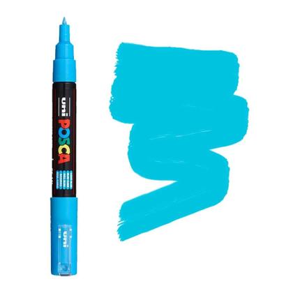 Imagem de Marcador Uni Posca Pc-1M azul claro