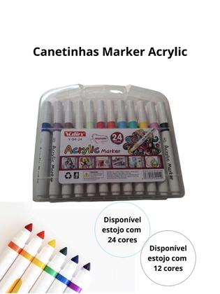 Imagem de MARKER ACRYLIC - Canetas Escolar Infantil Permanente