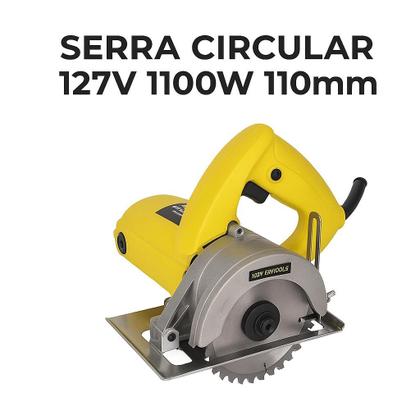 Imagem de Markita Serra Circular 127V 1100W com Disco 110mm  Potente, Compacta e Precisa para Construção