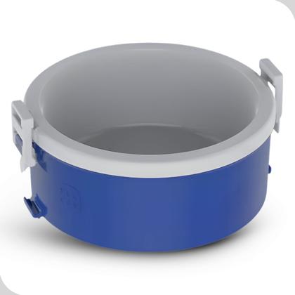 Imagem de Marmita 1,5l Tampa e Trava Microondas Alça Sem Divisória Soprano