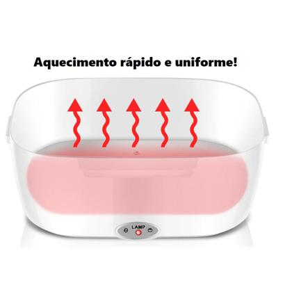 Imagem de Marmita Eletrica Automatica Lancheira Com Divisoria 110v Lar  Para Almoço ou Janta