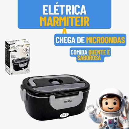 Imagem de Marmita Elétrica Bivolt Portátil  Kit Com Bolsa Térmica  Aquecer Almoço Comida Trabalho Rua