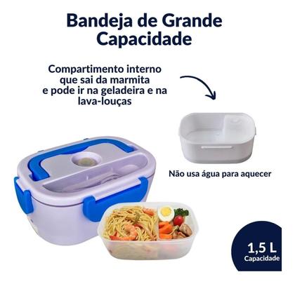 Imagem de Marmita Elétrica com Carregador USB para Mobilidade