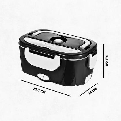 Imagem de Marmita Elétrica Portátil Bivolt Aquecimento Rápido no Veículo, Seguro e Prático para o dia a dia, Capacidade de 1,5 lit