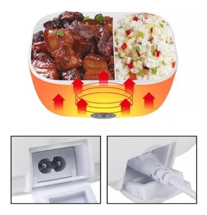 Marmita Elétrica Térmica P/ Esquentar Comida Com Divisórias: Sua alimentação organizada e aquecida - Melhor Preço Imagem de Marmita Elétrica Térmica P/ Esquentar Comida Com Divisórias: Sua alimentação organizada e aquecida