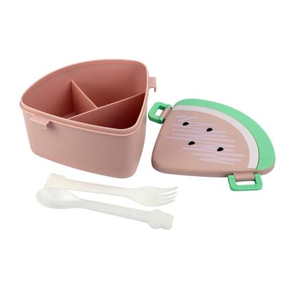 Imagem de Marmita Infantil 3 Pçs com Adesivos Melancia Color