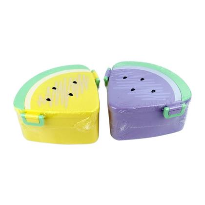 Imagem de Marmita Infantil 3 Pçs com Adesivos Melancia Color