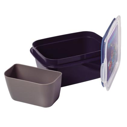 Imagem de Marmita Infantil Lancheira para Levar Passeio Viagem 630ml Tampa com Trava Plasutil 