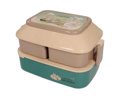 Imagem de Marmita Lancheira Infantil 3 Compartimentos Com Talher FH9-085